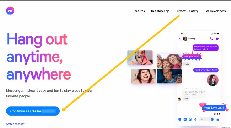 So zeigen Sie Nachrichtenanfragen auf Facebook Messenger an