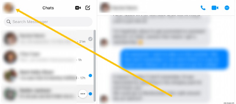 So zeigen Sie Nachrichtenanfragen auf Facebook Messenger an