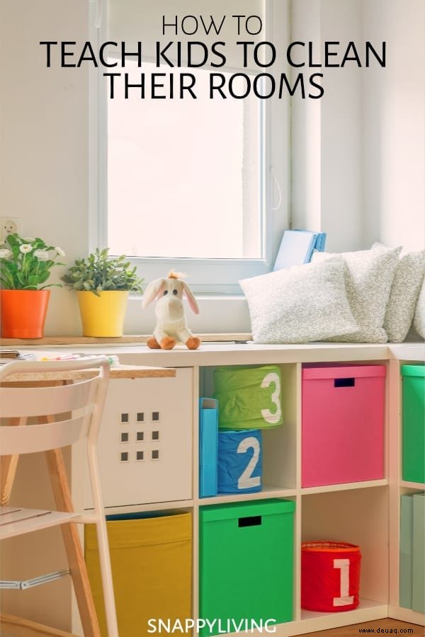 Wie man Kindern beibringt, ihre Zimmer zu reinigen 