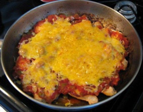 Verbessertes Cheesy Salsa Chicken Rezept 