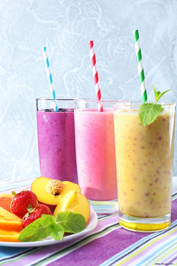 Rezeptsammlung für Fruchtsmoothies 