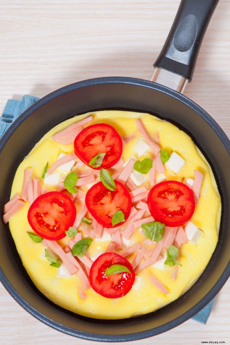 Einfache köstliche Omelett-Rezepte 