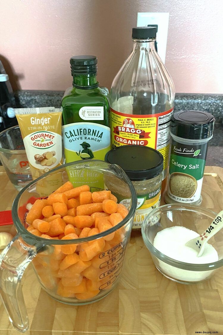 Rezept für Karotten-Ingwer-Salat-Dressing 