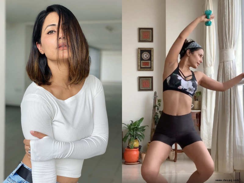 Diese Barre-Pilates-Fusion von Hina Khan ist Fitnessziele 