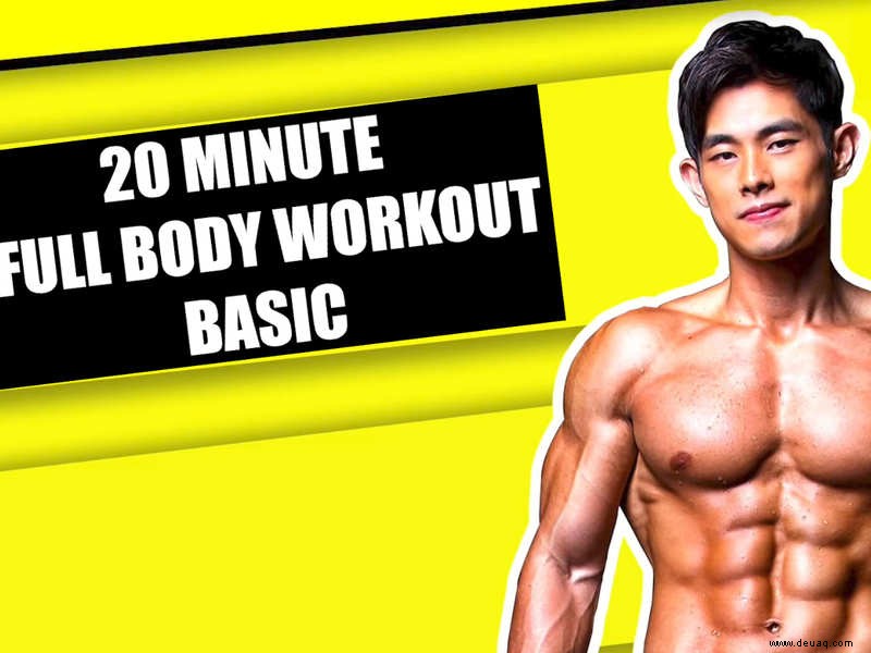 20 Minuten Ganzkörper-Workout von Fitnesstrainer Jordan Yeoh 