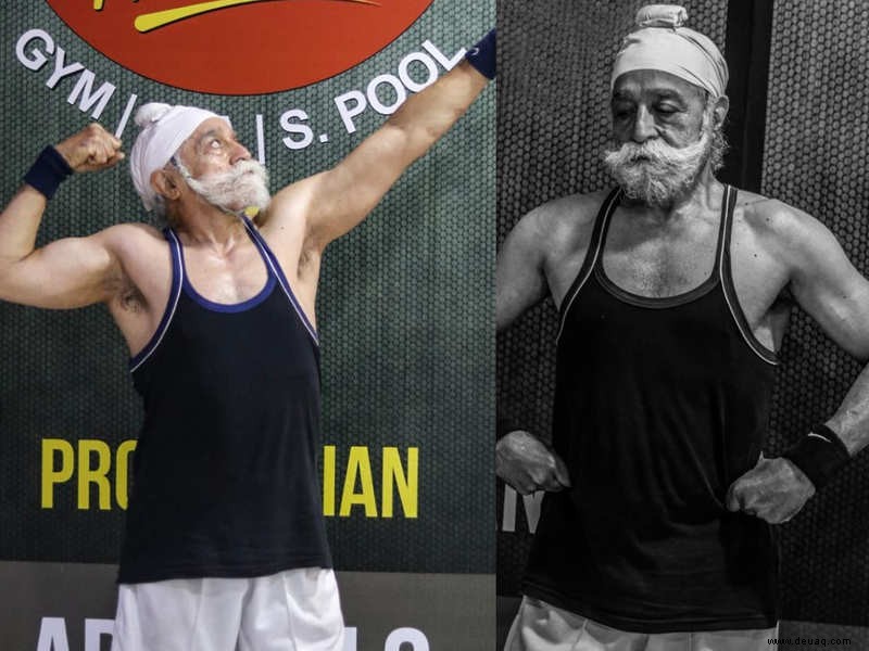 Von Planken bis Gewichtheben:Dieser 75-jährige vegane Fitness-Influencer ist Ihre neueste Inspiration! 