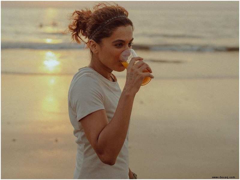 Taapsee Pannu teilt ihren Post-Workout-Fix. Wir haben Ernährungswissenschaftler gebeten, ihre zu teilen. 