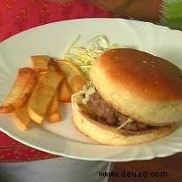 Hamburger und Pommes Rezept 