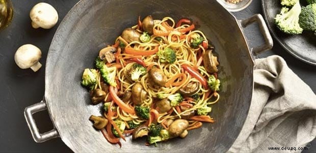 Rezept für Pilznudeln 