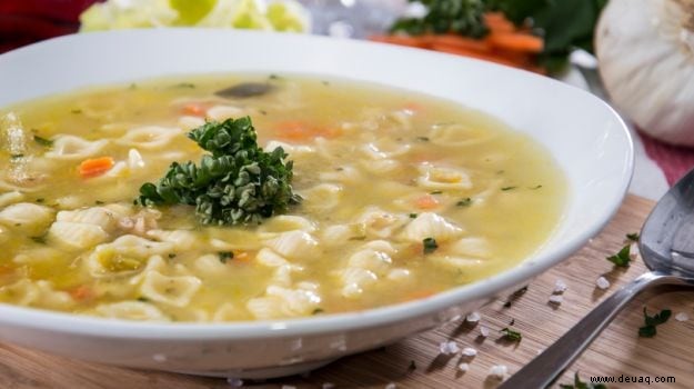 Rezept für kantonesische Hühnersuppe 