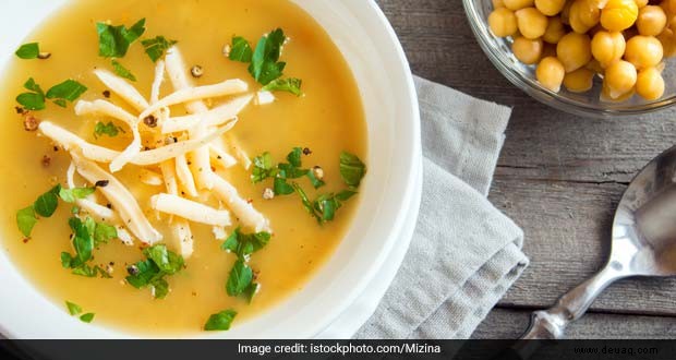 Rezept für Kichererbsensuppe 