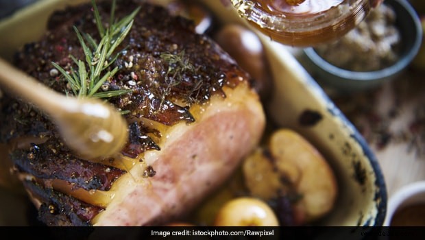 Rezept für glasierten Schinken 