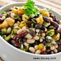Rezept für Salat mit geräucherten Kidneybohnen 