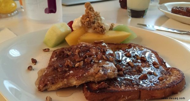 French Toast mit Moschusmelonensalat Rezept 