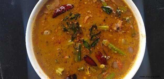 Jackfrucht- und Spinat-Sambar-Rezept 