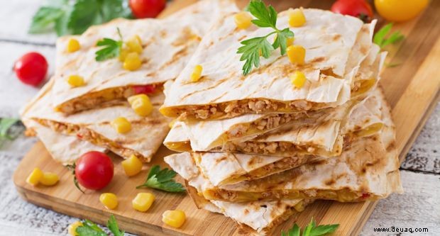 Hähnchen-Quesadillas Rezept 