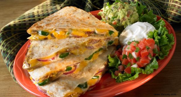 Rezept für Quesadillas mit Käse und Chili 