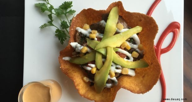 Mais-Pilz-Tostada-Rezept 