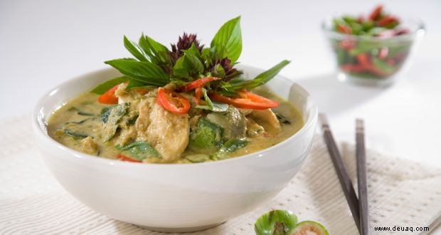 Thailändisches grünes Hühnchen-Curry-Rezept 
