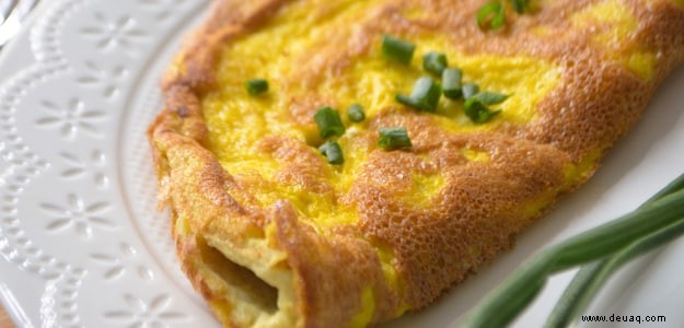 Rezept für Chili-Knoblauch-Omelette 