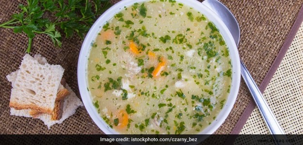 Rezept für Hühner-Gemüse-Suppe 