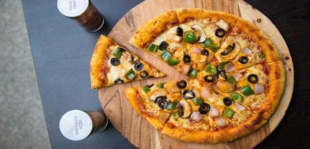 Gesundes Paneer-Pizza-Rezept 
