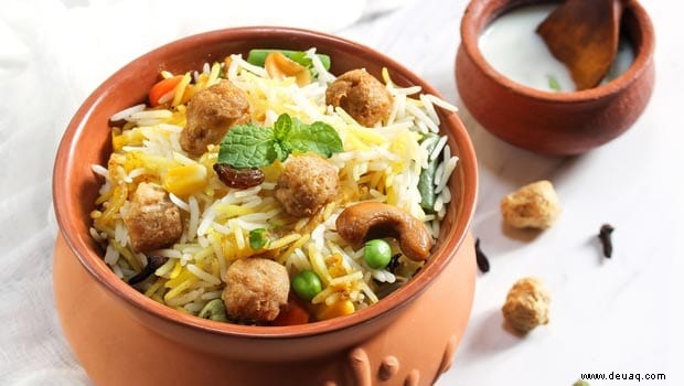 Soja Pulao Rezept 