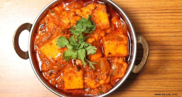 Hyderabadi Paneer Curry-Rezept 