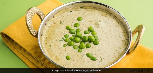 Rezept für Methi Malai Matar im Dhaba-Stil 