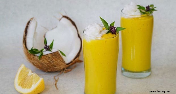 Mango-Basilikum-Colada-Rezept 