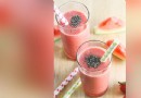 Frischer Wassermelonen-Erdbeer-Smoothie: Einfaches Rezept mit Chiasamen