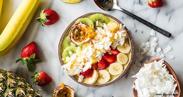 Rezept für Pina-Colada-Smoothie-Bowl 