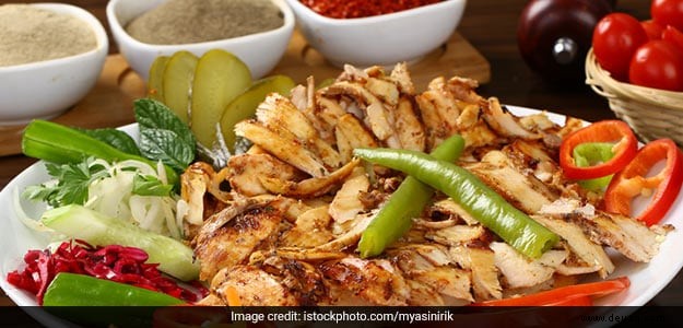 Rezept für Hähnchen-Shawarma-Salat 