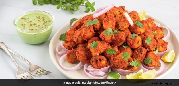 Achari Aloo Tikka Rezept 