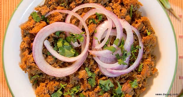 Kachri Qeema-Rezept 