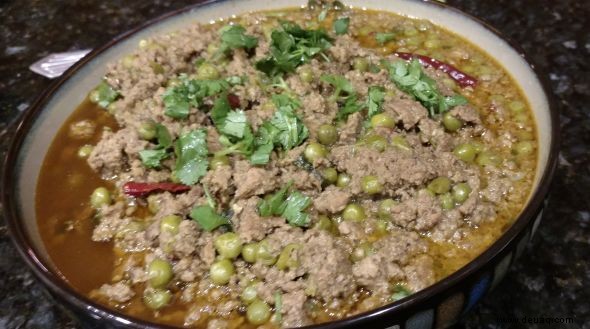 Keema Matar Masala Rezept 