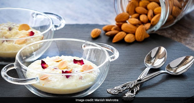 Mandel- und Rosen-Kheer-Rezept 