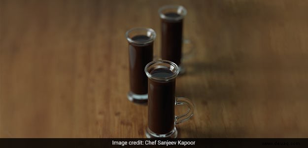 Rezept für warme Schokoladen-Shots 