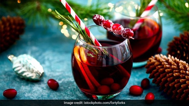 Rezept für langsam gekochte gewürzte Sangria 