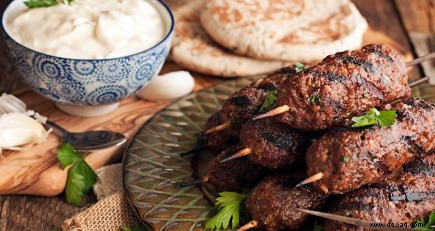 Arbi Kofta mit Minz-Joghurt-Dip-Rezept 