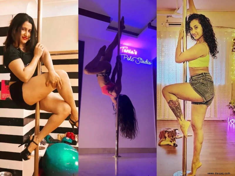 Pole Baby Pole:Pole Dance entwickelt sich zu einem neuen Fitnessprogramm 