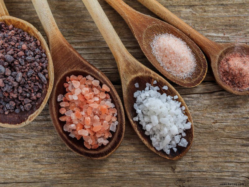 Arten von Salzen, die die Ernährungswissenschaftlerin Rujuta Diwekar täglich zu sich nehmen möchte 