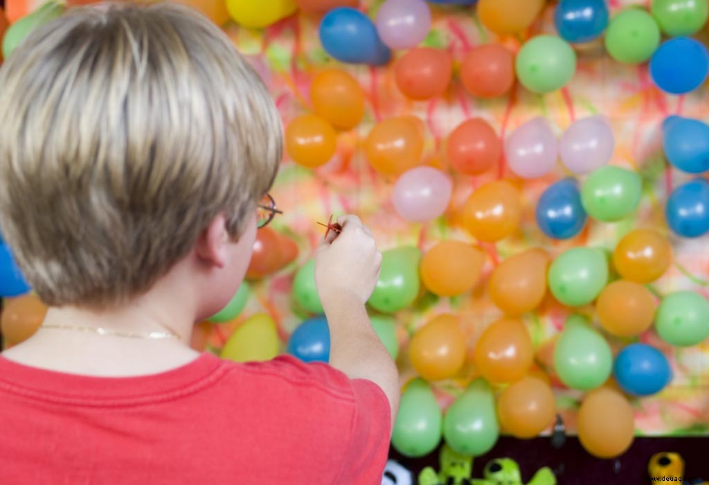 15 lustige Ballonspiele für Kinder 