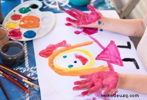 10 einfache Daumen- und Fingermalideen für Kinder 