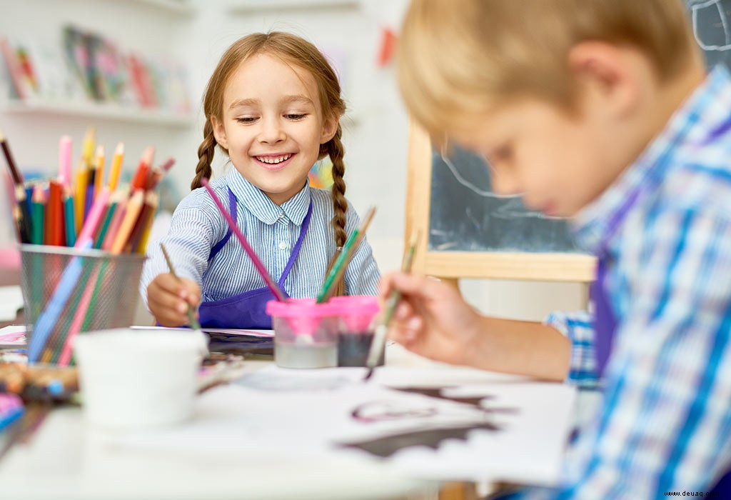 Wie man Kindern das Zeichnen beibringt 