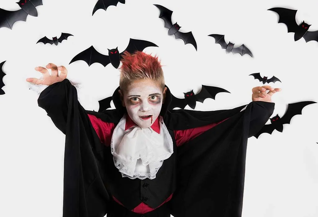 10 einfache und gruselige Halloween-Make-up-Ideen, die Kinder dieses Jahr ausprobieren können 