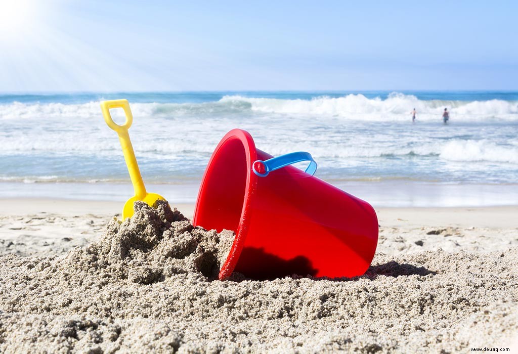 Lustige Strandspiele und Aktivitäten für Kinder 