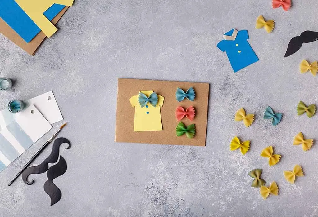 32 Ideen für DIY-Vatertagskarten für Kinder 