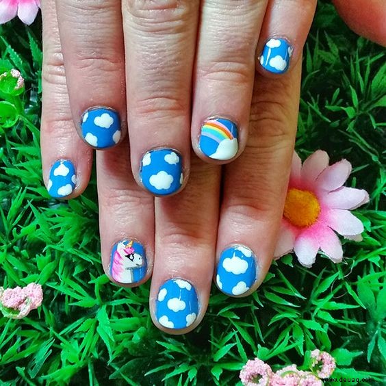 6 kreative und farbenfrohe Nail Art-Ideen für Kinder 