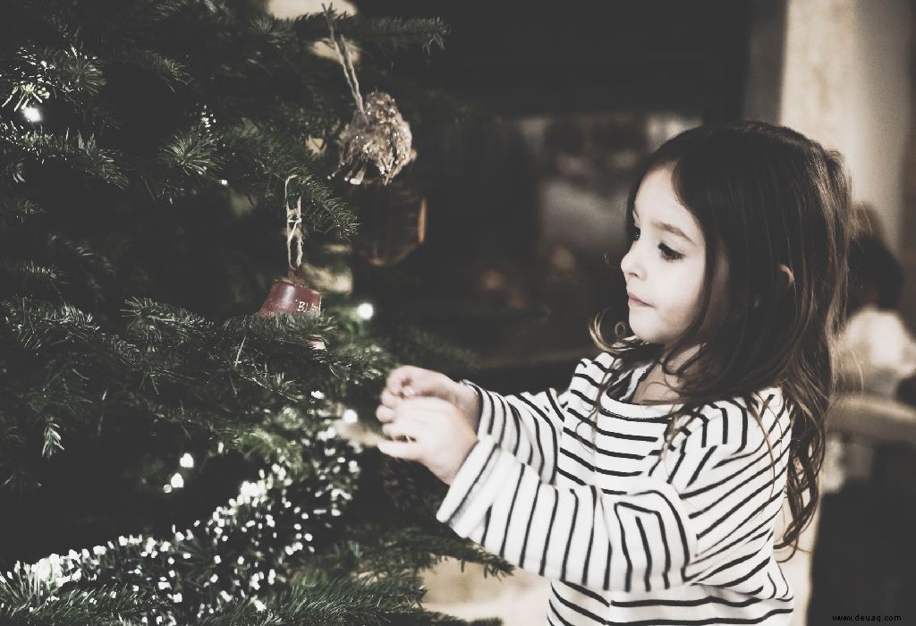 Weihnachtsbaumschmuck-Ideen für Kinder 
